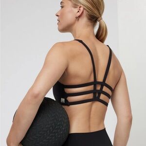 Vouri Black Strappy Sports Bra